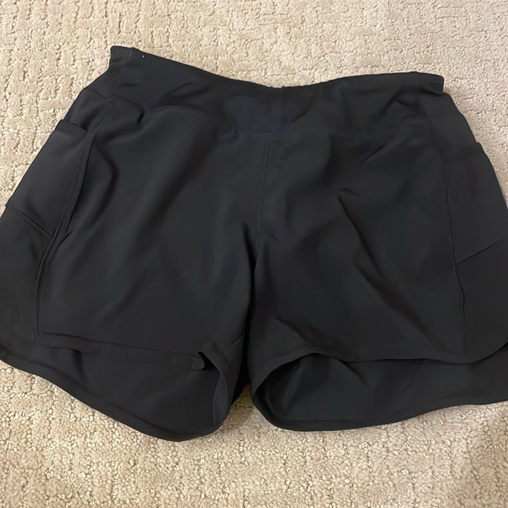 black athleta girl shorts